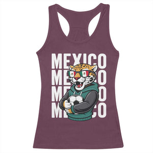 Fierce Mexico Jaguar Soccer Pride Fan Gift Racerback Tank Top TS12 Maroon Print Your Wear