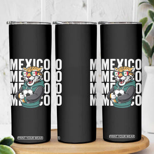 Fierce Mexico Jaguar Soccer Pride Fan Gift Skinny Tumbler TS12 Print Your Wear