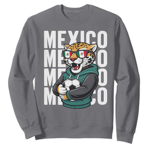 Fierce Mexico Jaguar Soccer Pride Fan Gift Sweatshirt TS12 Charcoal Print Your Wear