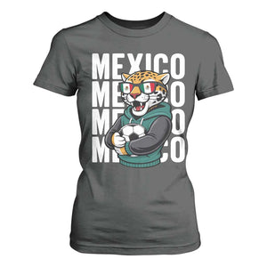 Fierce Mexico Jaguar Soccer Pride Fan Gift T Shirt For Women TS12 Dark Heather Print Your Wear