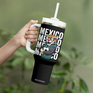 Fierce Mexico Jaguar Soccer Pride Fan Gift Tumbler With Handle TS12 Print Your Wear