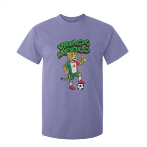 Vamos Mexico Fierce Leopard T Shirt For Kid Soccer 2026 Fan Gift TS12 Violet Print Your Wear
