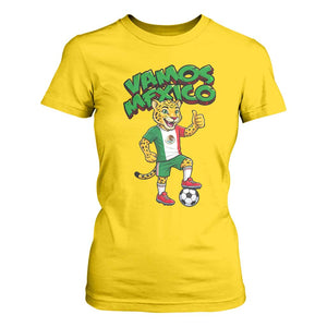 Vamos Mexico Fierce Leopard T Shirt For Women Soccer 2026 Fan Gift TS12 Daisy Print Your Wear