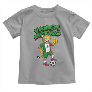 Vamos Mexico Fierce Leopard Toddler T Shirt Soccer 2026 Fan Gift TS12 Sport Gray Print Your Wear