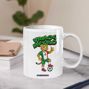 Vamos Mexico Fierce Leopard Coffee Mug Soccer 2026 Fan Gift TS12 Print Your Wear