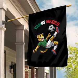 Vamos Mexico Fierce Leopard Soccer 2026 Garden Flag Mexican Fan Gift TS12 Print Your Wear