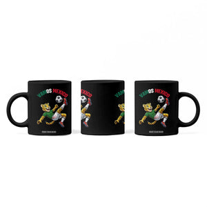 Vamos Mexico Fierce Leopard Soccer 2026 Coffee Mug Mexican Fan Gift TS12 Print Your Wear