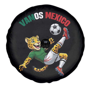 Vamos Mexico Fierce Leopard Soccer 2026 Spare Tire Cover Mexican Fan Gift TS12 Print Your Wear