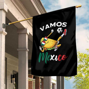 Vamos Mexico Taco Playing Soccer Garden Flag Mexican Fan Gift TS12 Print Your Wear