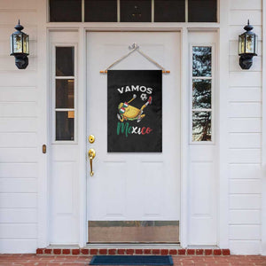 Vamos Mexico Taco Playing Soccer Garden Flag Mexican Fan Gift TS12 Print Your Wear