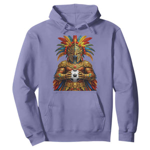 Legendary Tribal Soccer Warrior Hoodie Football Lover TS12 Violet Print Your Wear