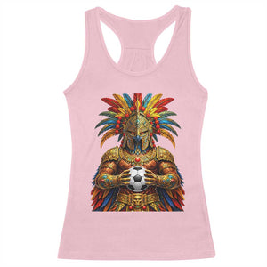 Legendary Tribal Soccer Warrior Racerback Tank Top Football Lover TS12 Light Pink Print Your Wear