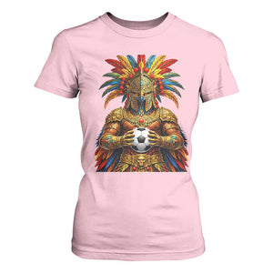 Legendary Tribal Soccer Warrior T Shirt For Women Football Lover TS12 Light Pink Print Your Wear