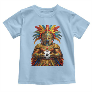Legendary Tribal Soccer Warrior Toddler T Shirt Football Lover TS12 Light Blue Print Your Wear