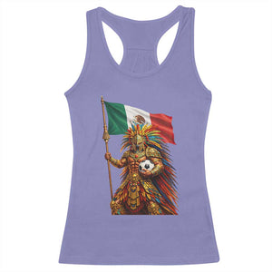 Legendary Mexican Soccer Warrior Pride Racerback Tank Top TS12 Violet Print Your Wear