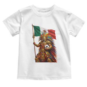 Legendary Mexican Soccer Warrior Pride Toddler T Shirt TS12 White Print Your Wear