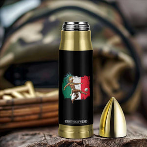 Aztec Warrior Playing Soccer Bullet Tumbler Mexican Pride Football Fan Gift TS12 Print Your Wear