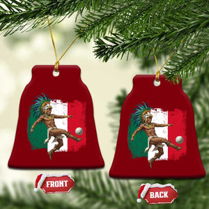 Aztec Warrior Playing Soccer Ceramic Ornament Mexican Pride Football Fan Gift TS12 Print Your Wear