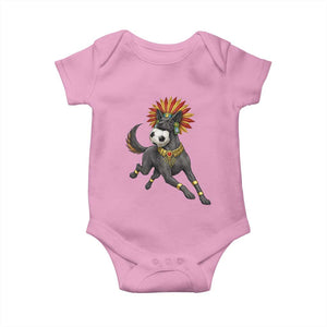 Xolo Dog Soccer Aztec Mexican Fan Gift Baby Onesie TS12 Light Pink Print Your Wear