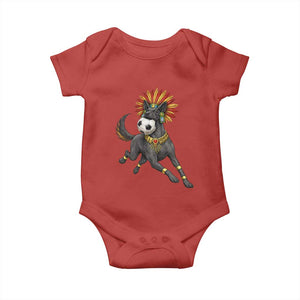 Xolo Dog Soccer Aztec Mexican Fan Gift Baby Onesie TS12 Red Print Your Wear