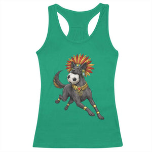 Xolo Dog Soccer Aztec Mexican Fan Gift Racerback Tank Top TS12 Irish Green Print Your Wear