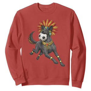 Xolo Dog Soccer Aztec Mexican Fan Gift Sweatshirt TS12 Red Print Your Wear