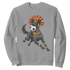 Xolo Dog Soccer Aztec Mexican Fan Gift Sweatshirt TS12 Sport Gray Print Your Wear