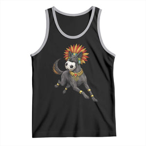 Xolo Dog Soccer Aztec Mexican Fan Gift Tank Top TS12 Black Athletic Heather Print Your Wear