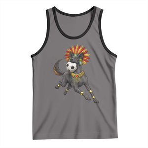 Xolo Dog Soccer Aztec Mexican Fan Gift Tank Top TS12 Deep Heather Black Print Your Wear