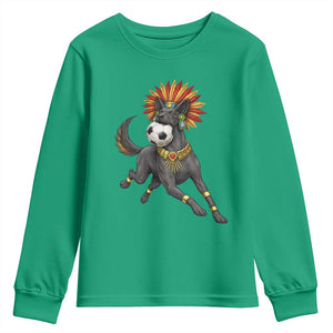 Xolo Dog Soccer Aztec Mexican Fan Gift Youth Sweatshirt TS12 Irish Green Print Your Wear