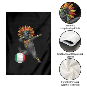 Aztec Xolo Dog Soccer Garden Flag Mexican Heritage Fan Gift TS12 Print Your Wear