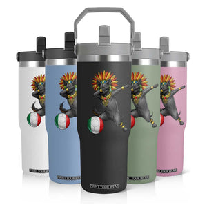 Aztec Xolo Dog Soccer Flip Straw Tumbler Mexican Heritage Fan Gift TS12 Print Your Wear