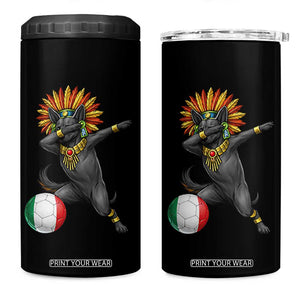 Aztec Xolo Dog Soccer 4 in 1 Can Cooler Tumbler Mexican Heritage Fan Gift TS12 One Size: 16 oz Black Print Your Wear