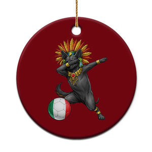 Aztec Xolo Dog Soccer Ceramic Ornament Mexican Heritage Fan Gift TS12 1pc Red Print Your Wear