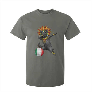 Aztec Xolo Dog Soccer T Shirt For Kid Mexican Heritage Fan Gift TS12 Military Green Print Your Wear