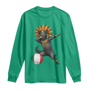 Aztec Xolo Dog Soccer Long Sleeve Shirt Mexican Heritage Fan Gift TS12 Irish Green Print Your Wear