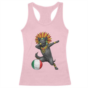 Aztec Xolo Dog Soccer Racerback Tank Top Mexican Heritage Fan Gift TS12 Light Pink Print Your Wear