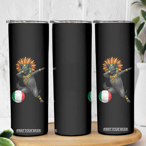 Aztec Xolo Dog Soccer Skinny Tumbler Mexican Heritage Fan Gift TS12 Print Your Wear