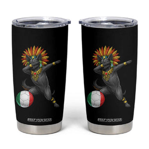 Aztec Xolo Dog Soccer Tumbler Cup Mexican Heritage Fan Gift TS12 Black Print Your Wear
