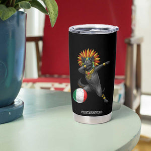 Aztec Xolo Dog Soccer Tumbler Cup Mexican Heritage Fan Gift TS12 Print Your Wear