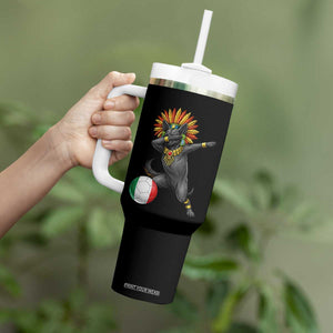 Aztec Xolo Dog Soccer Tumbler With Handle Mexican Heritage Fan Gift TS12 Print Your Wear
