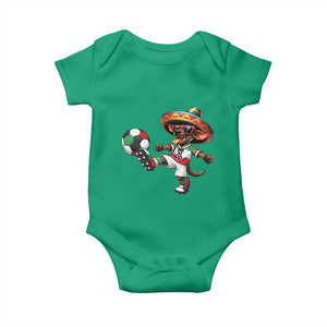 Funny Mexican Xolo Dog Playing Soccer Baby Onesie Football Fan Gift TS12 Irish Green Print Your Wear