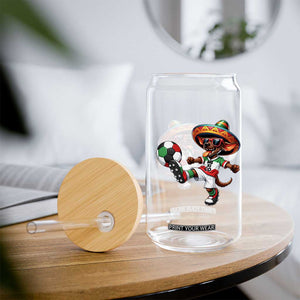 Funny Mexican Xolo Dog Playing Soccer Glass Can Football Fan Gift TS12 Print Your Wear