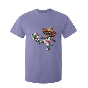 Funny Mexican Xolo Dog Playing Soccer T Shirt For Kid Football Fan Gift TS12 Violet Print Your Wear