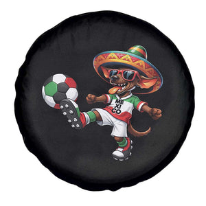 Funny Mexican Xolo Dog Playing Soccer Spare Tire Cover Football Fan Gift TS12 Print Your Wear