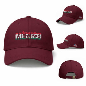 Mexico Soccer Lover Baseball Cap World Football Fan Gift TS12 Baseball Cap Universal Fit Maroon Print Your Wear