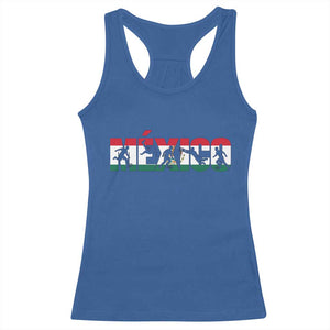 Mexico Soccer Lover Racerback Tank Top World Football Fan Gift TS12 Royal Blue Print Your Wear