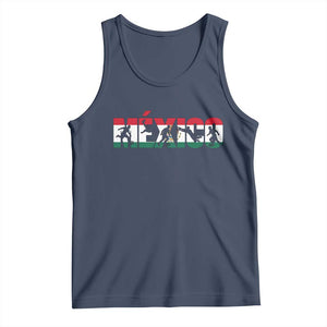 Mexico Soccer Lover Tank Top World Football Fan Gift TS12 Navy Print Your Wear