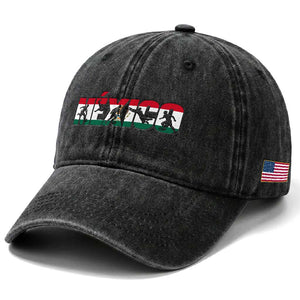 Mexico Soccer Lover Washed Cotton Baseball Cap World Football Fan Gift TS12 Print Your Wear