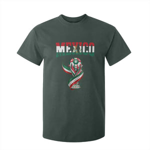 Mexico National Soccer Lover T Shirt For Kid Proud Mexican Fan Gift TS12 Dark Forest Green Print Your Wear